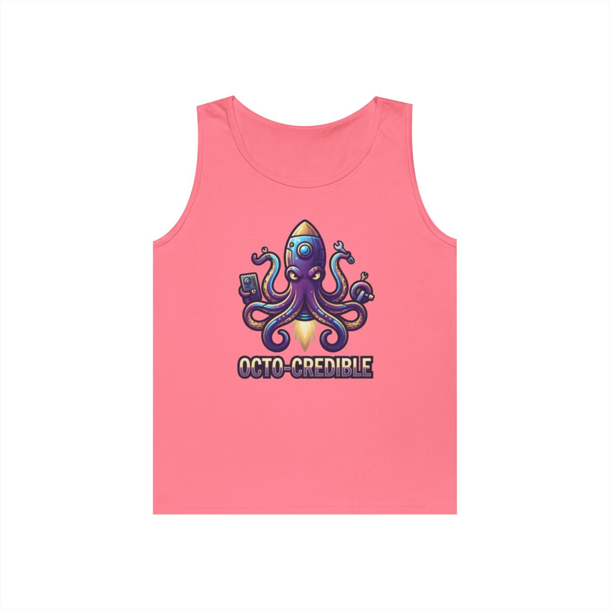 Color: Safety Pink | Octo Credible Tank Top