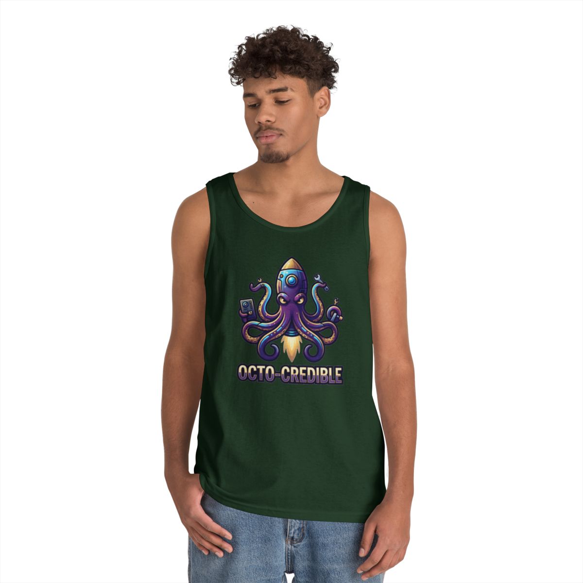 Color: Forest Green | Octo Credible Tank Top