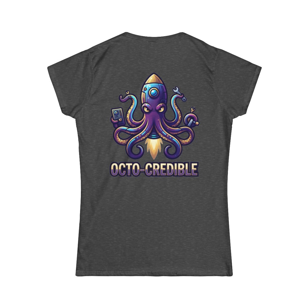 Color: Dark Heather | Octo Credible Women's Tee
