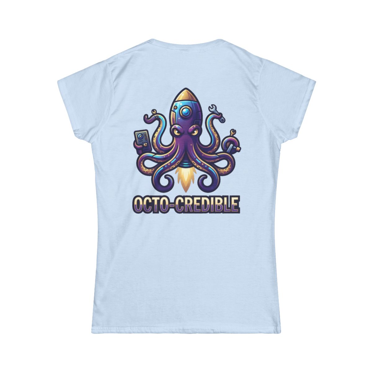 Color: Light Blue | Octo Credible Women's Tee
