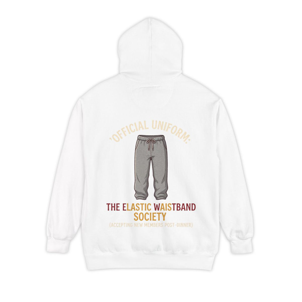 Color: White | Offical Thanksgiving Uniform Garment-Dyed Hoodie