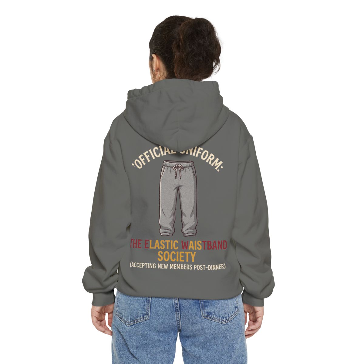 Color: Grey | Offical Thanksgiving Uniform Garment-Dyed Hoodie