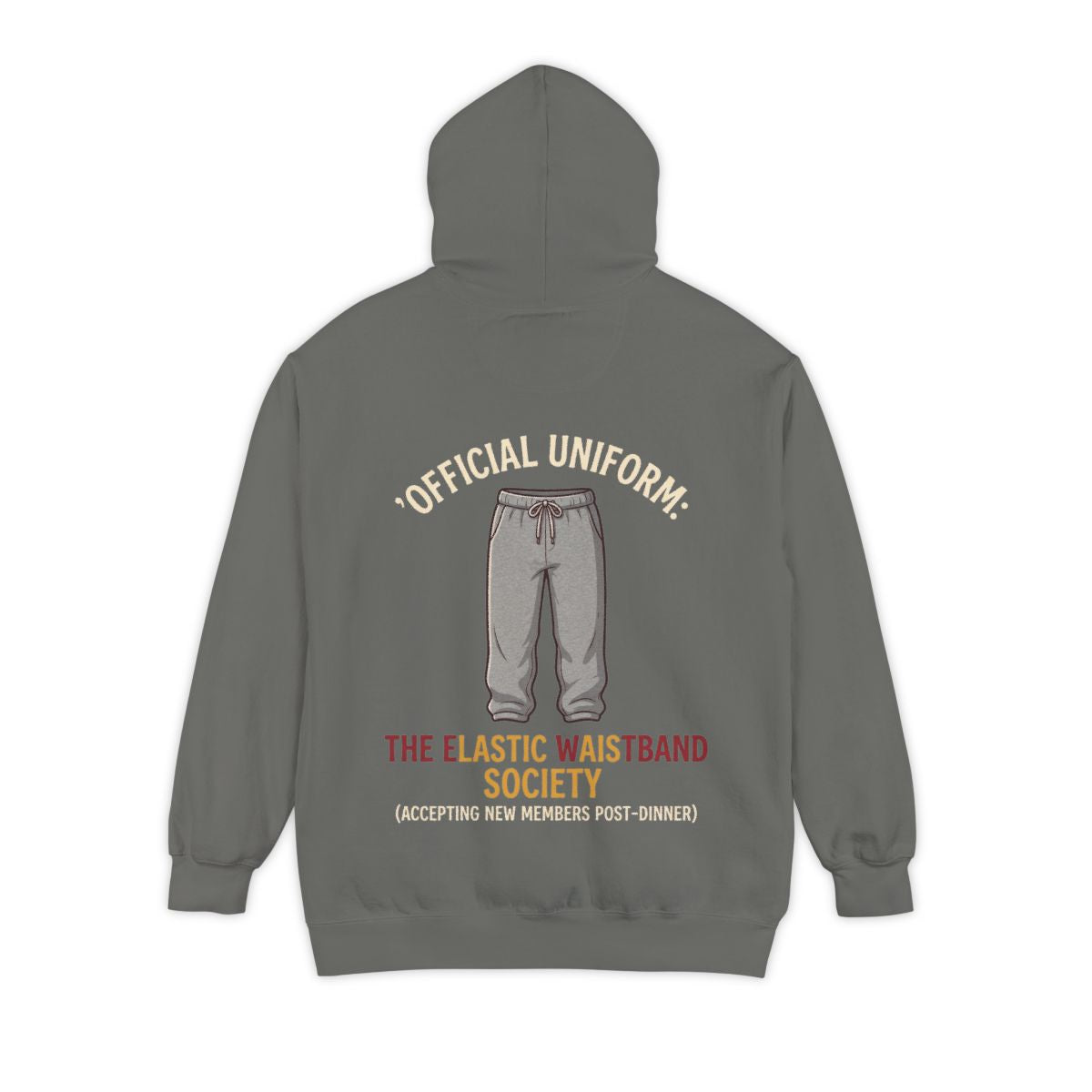 Color: Grey | Offical Thanksgiving Uniform Garment-Dyed Hoodie