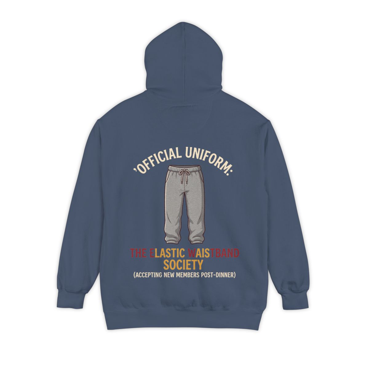 Color: Denim | Offical Thanksgiving Uniform Garment-Dyed Hoodie