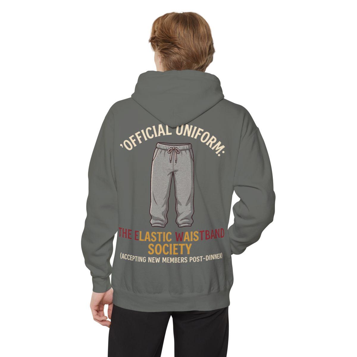 Color: Grey | Offical Thanksgiving Uniform Garment-Dyed Hoodie