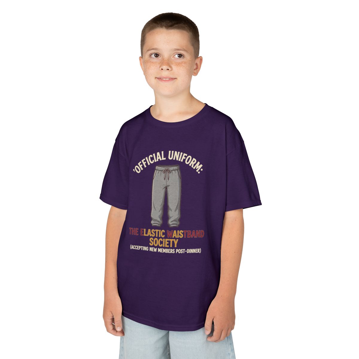 Color: Purple | Offical Thanksgiving Uniform Kids Tee