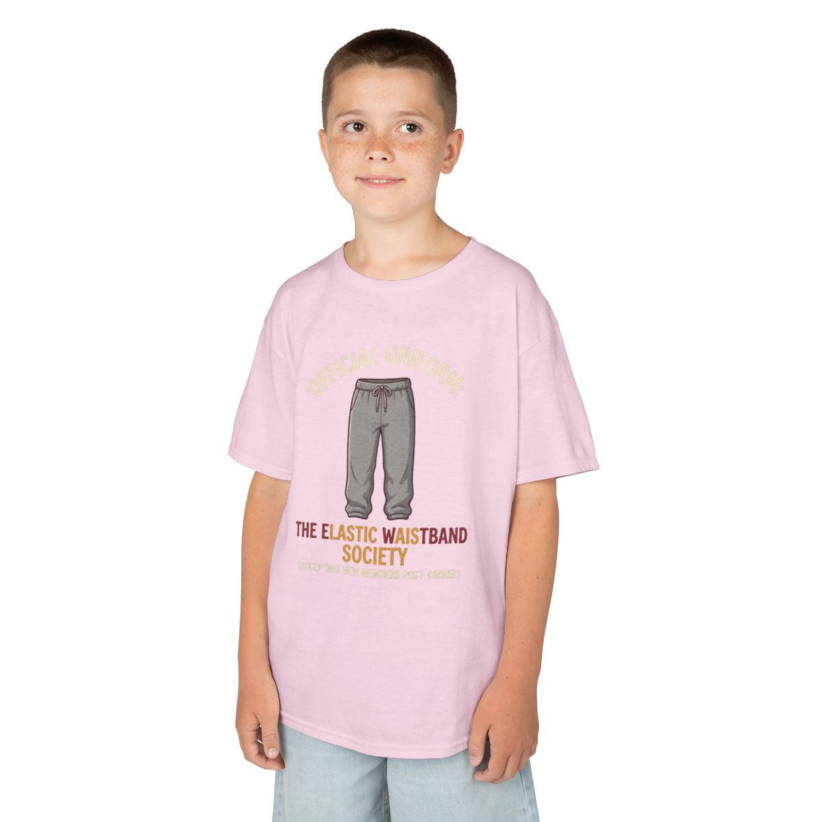 Color: Light Pink | Offical Thanksgiving Uniform Kids Tee