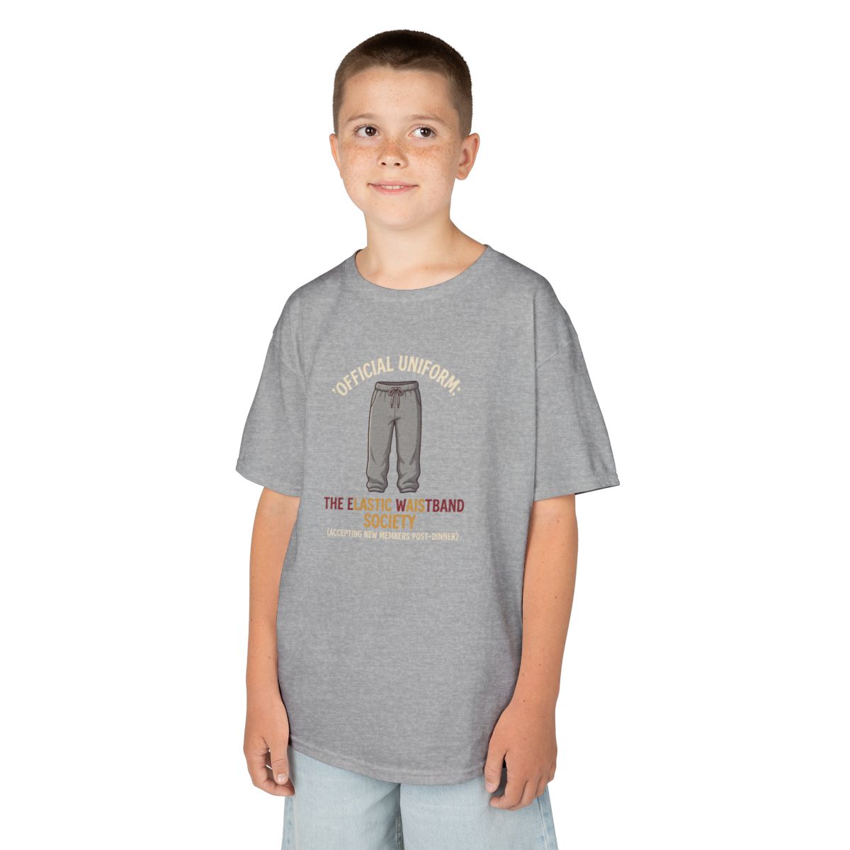 Color: Sport Grey | Offical Thanksgiving Uniform Kids Tee