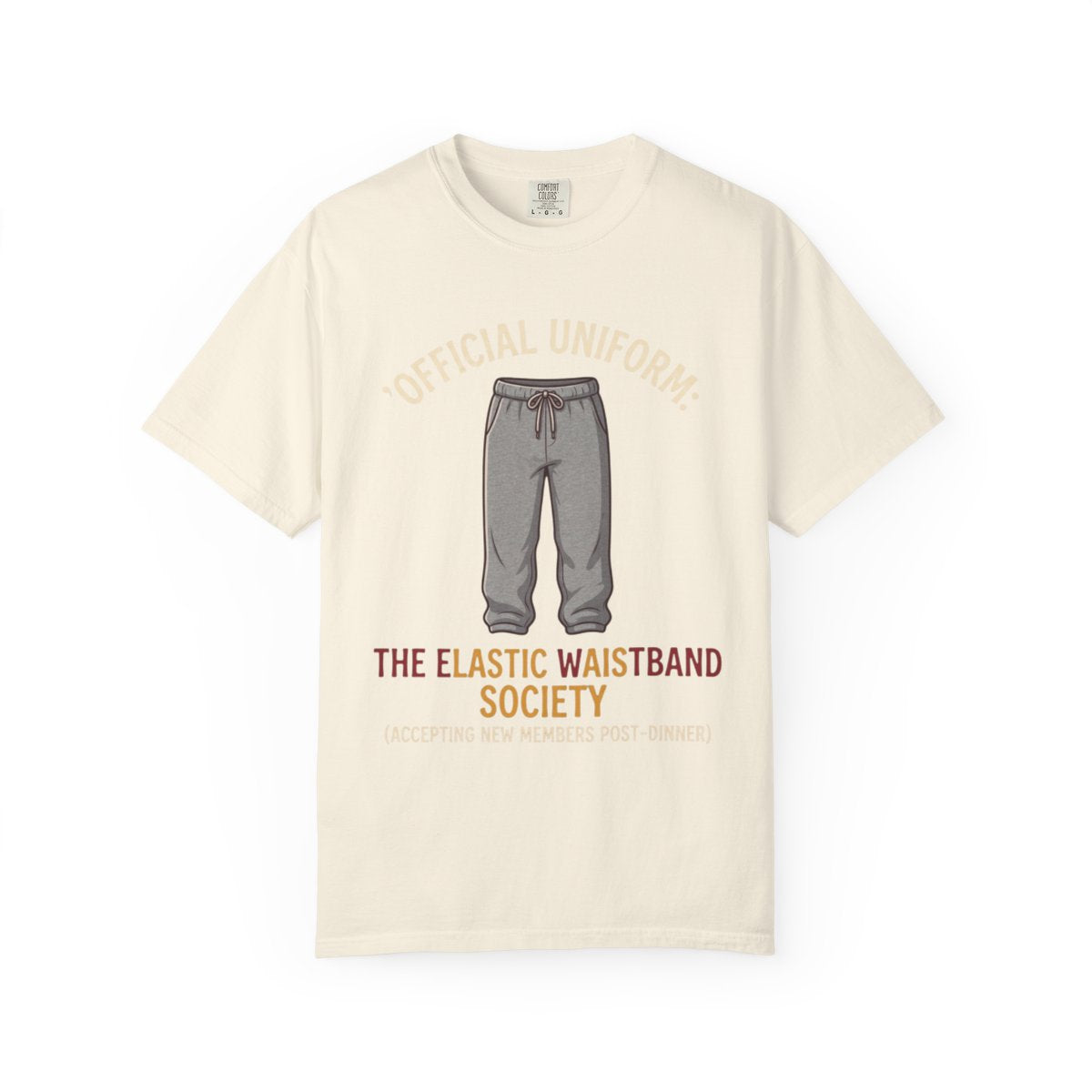 Color: Ivory | Offical Thanksgiving Uniform Unisex Garment-Dyed Tee