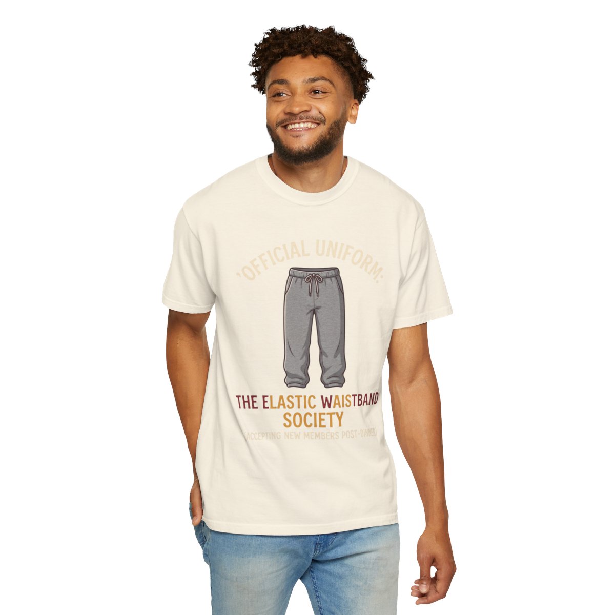 Color: Ivory | Offical Thanksgiving Uniform Unisex Garment-Dyed Tee