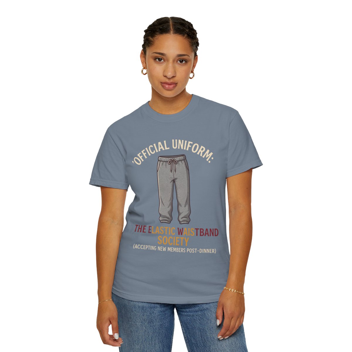Color: Blue Jean | Offical Thanksgiving Uniform Unisex Garment-Dyed Tee