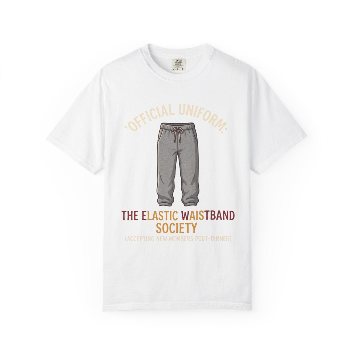 Color: White | Offical Thanksgiving Uniform Unisex Garment-Dyed Tee