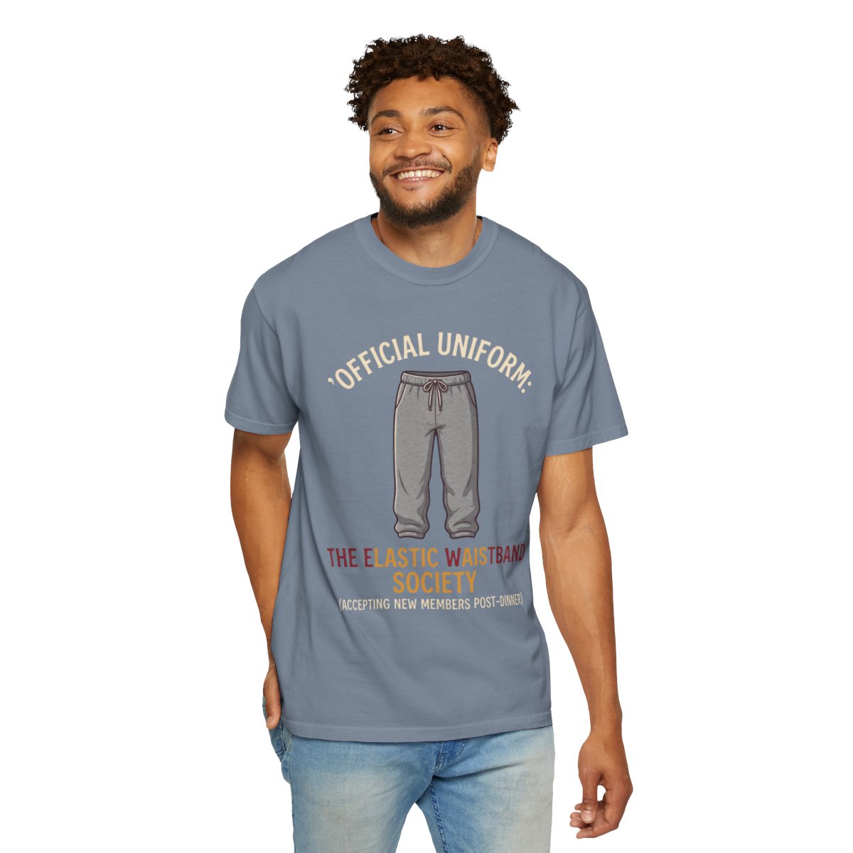 Color: Blue Jean | Offical Thanksgiving Uniform Unisex Garment-Dyed Tee