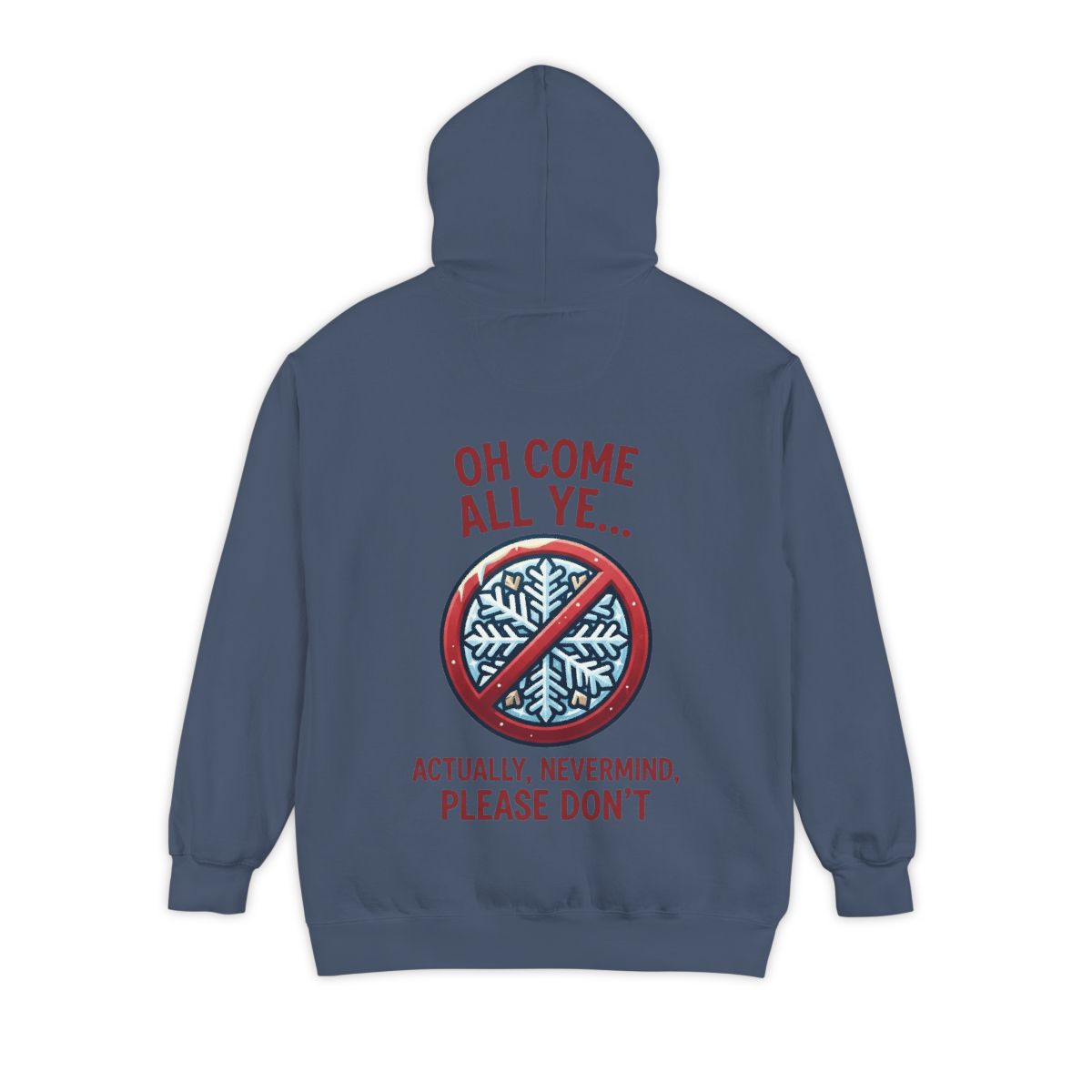 Color: Denim | Oh Come All Ye Garment-Dyed Hoodie