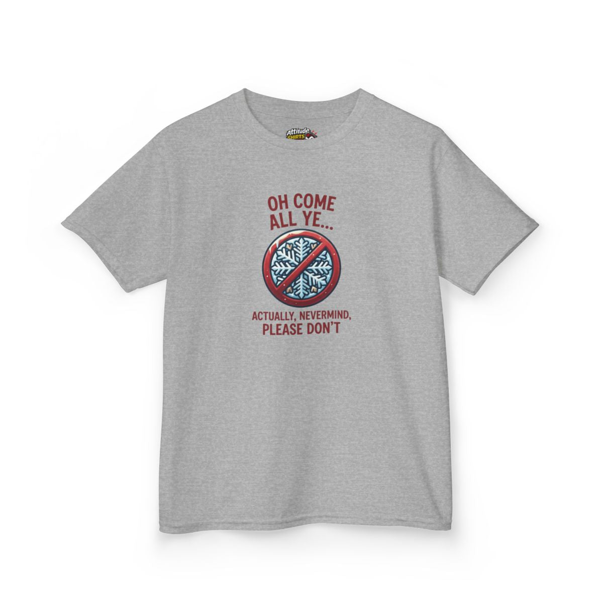 Color: Sport Grey | Oh Come All Ye Kids Tee