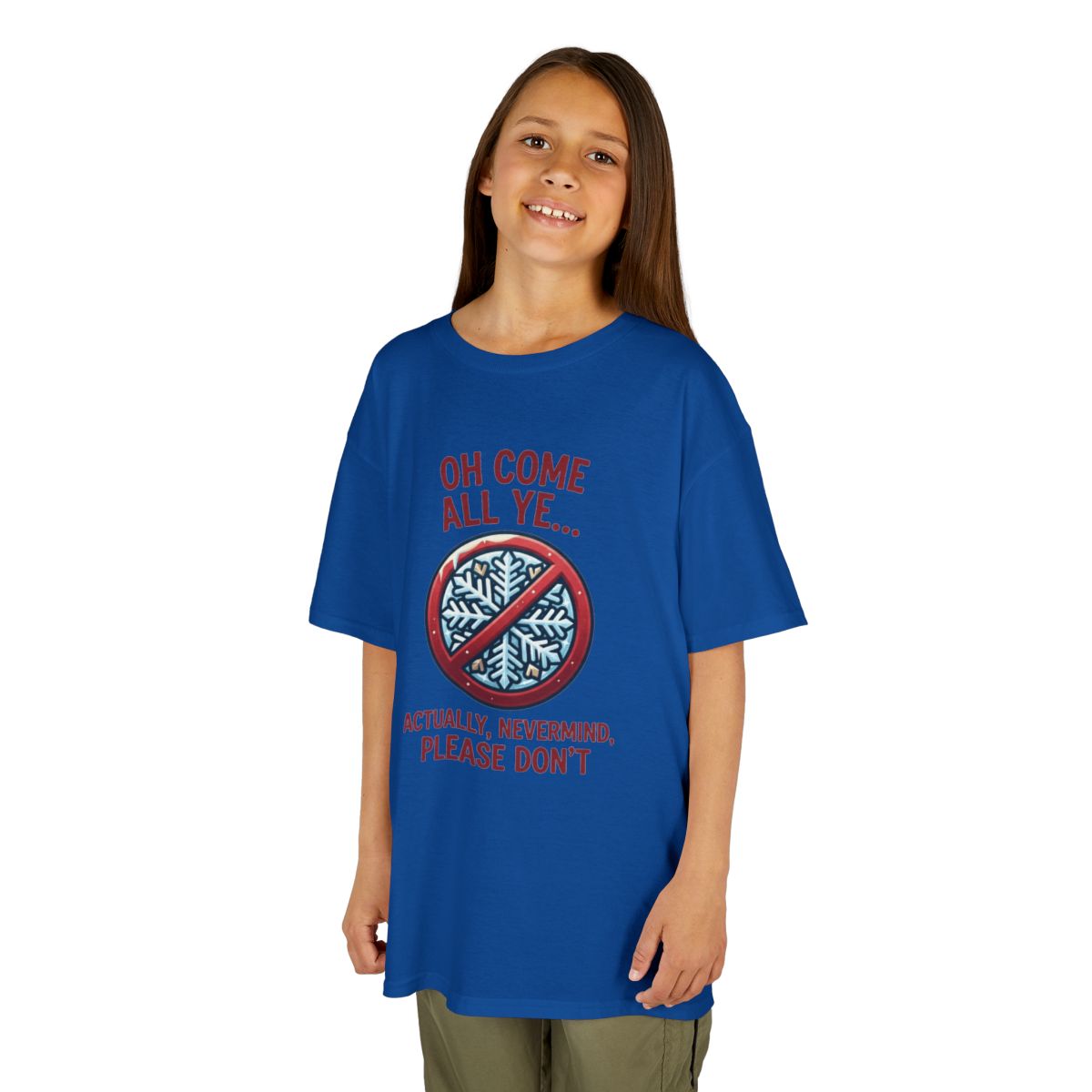 Color: Royal | Oh Come All Ye Kids Tee