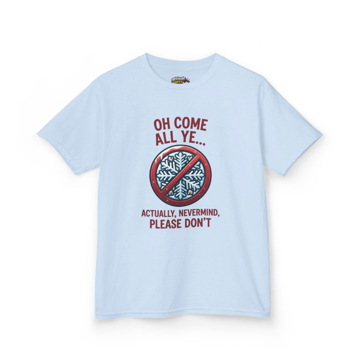 Color: Light Blue | Oh Come All Ye Kids Tee