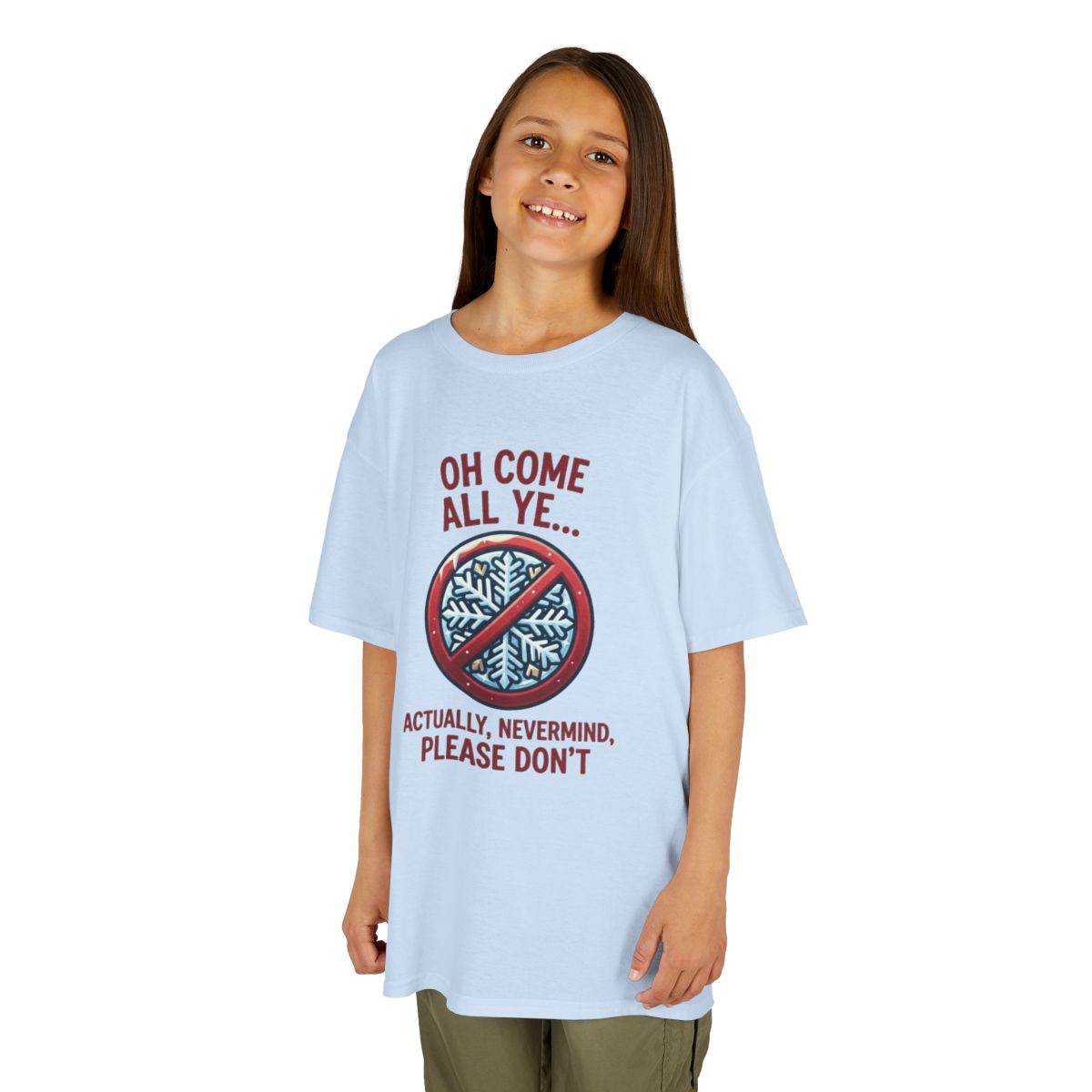 Color: Light Blue | Oh Come All Ye Kids Tee