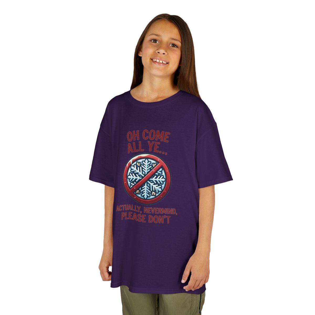 Color: Purple | Oh Come All Ye Kids Tee