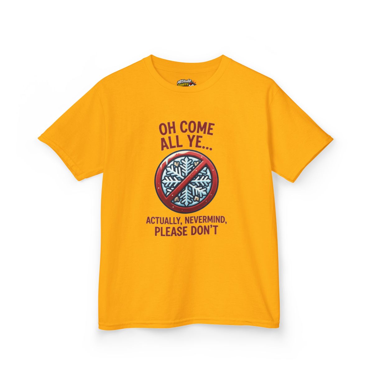 Color: Gold | Oh Come All Ye Kids Tee