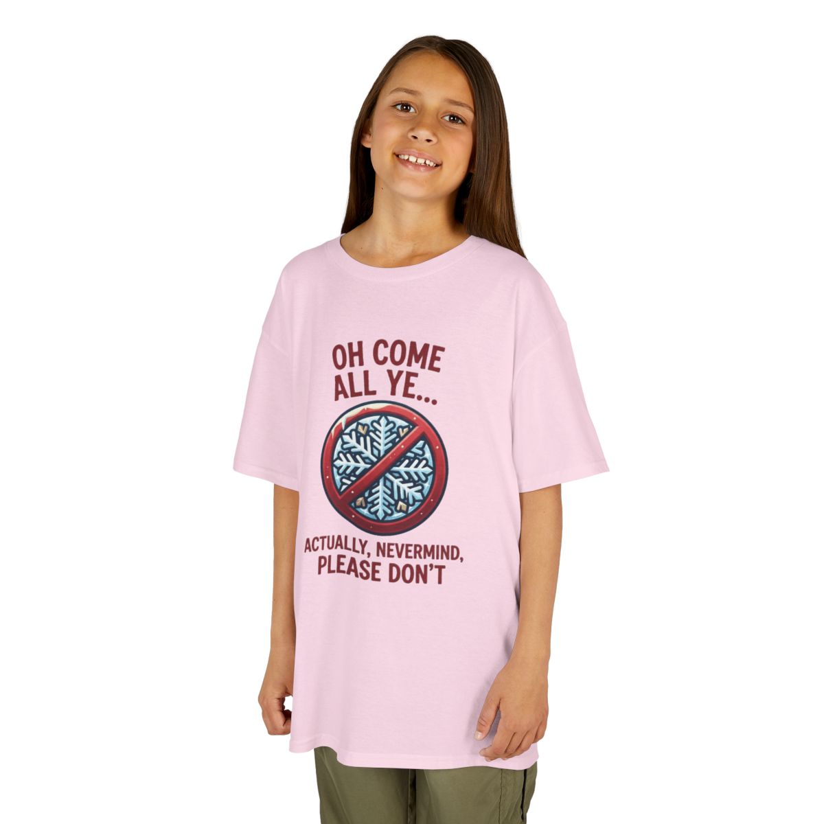 Color: Light Pink | Oh Come All Ye Kids Tee