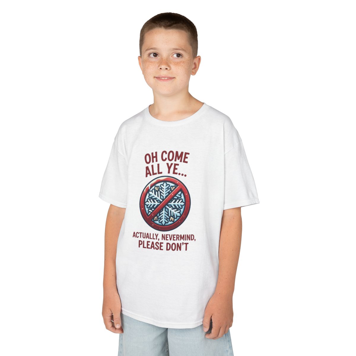 Color: White | Oh Come All Ye Kids Tee