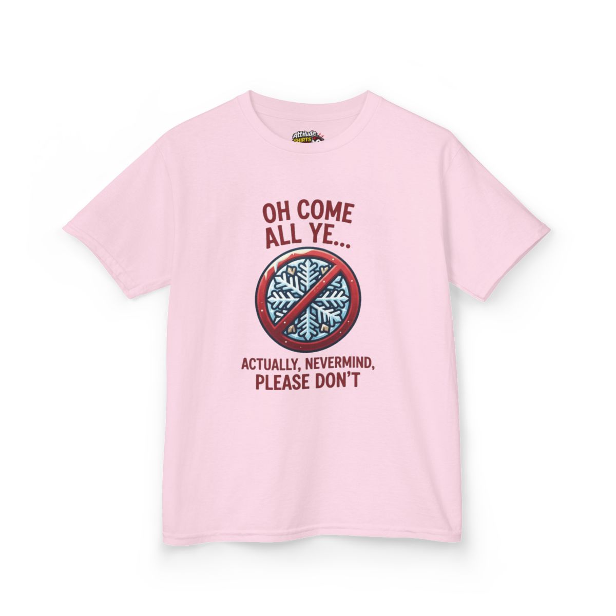 Color: Light Pink | Oh Come All Ye Kids Tee