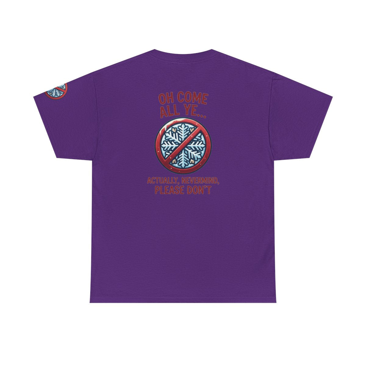 Color: Purple | Oh Come All Ye Premium Graphic Tee