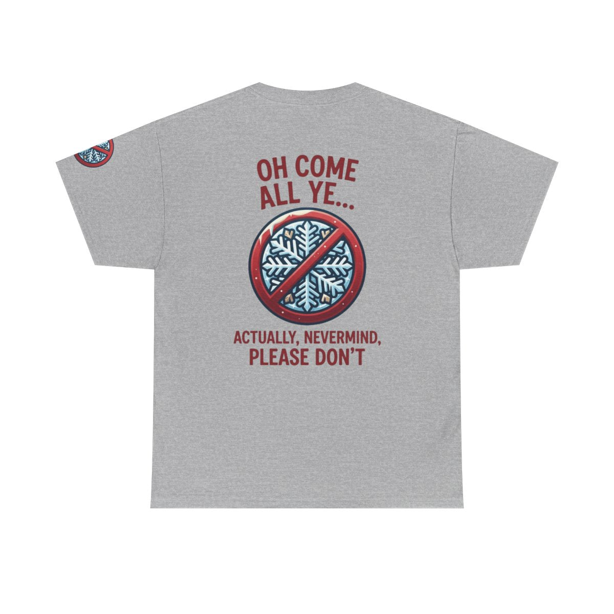 Color: Sport Grey | Oh Come All Ye Premium Graphic Tee