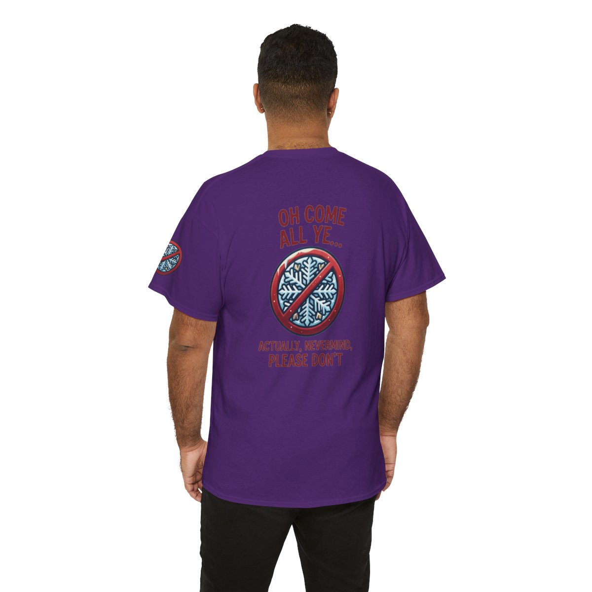 Color: Purple | Oh Come All Ye Premium Graphic Tee