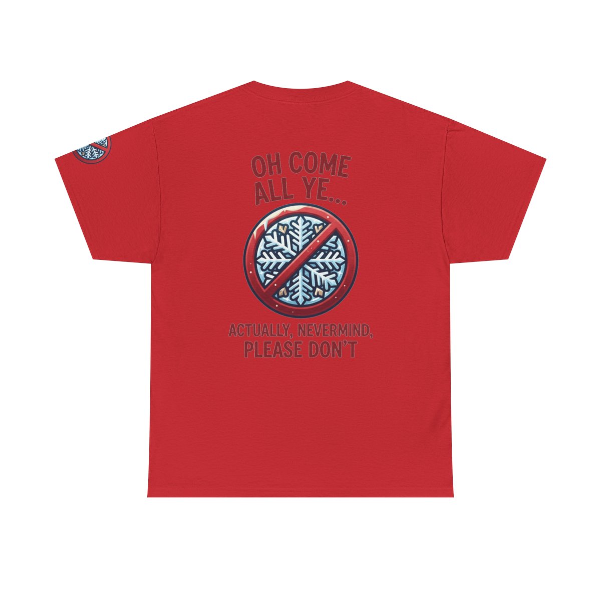 Color: Red | Oh Come All Ye Premium Graphic Tee
