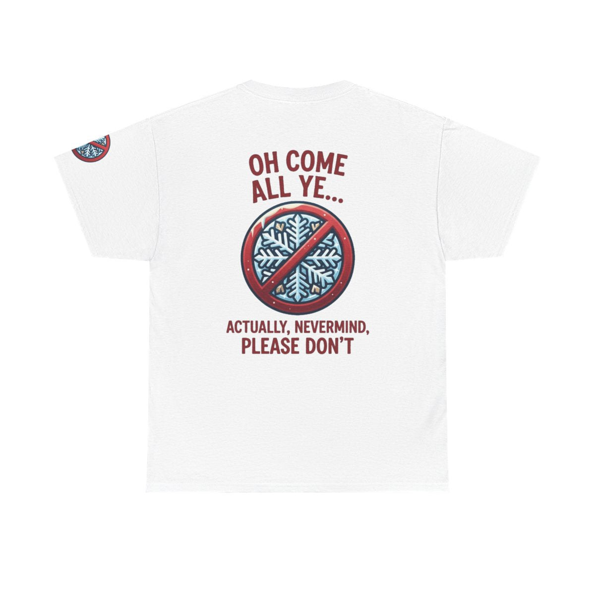 Color: White | Oh Come All Ye Premium Graphic Tee
