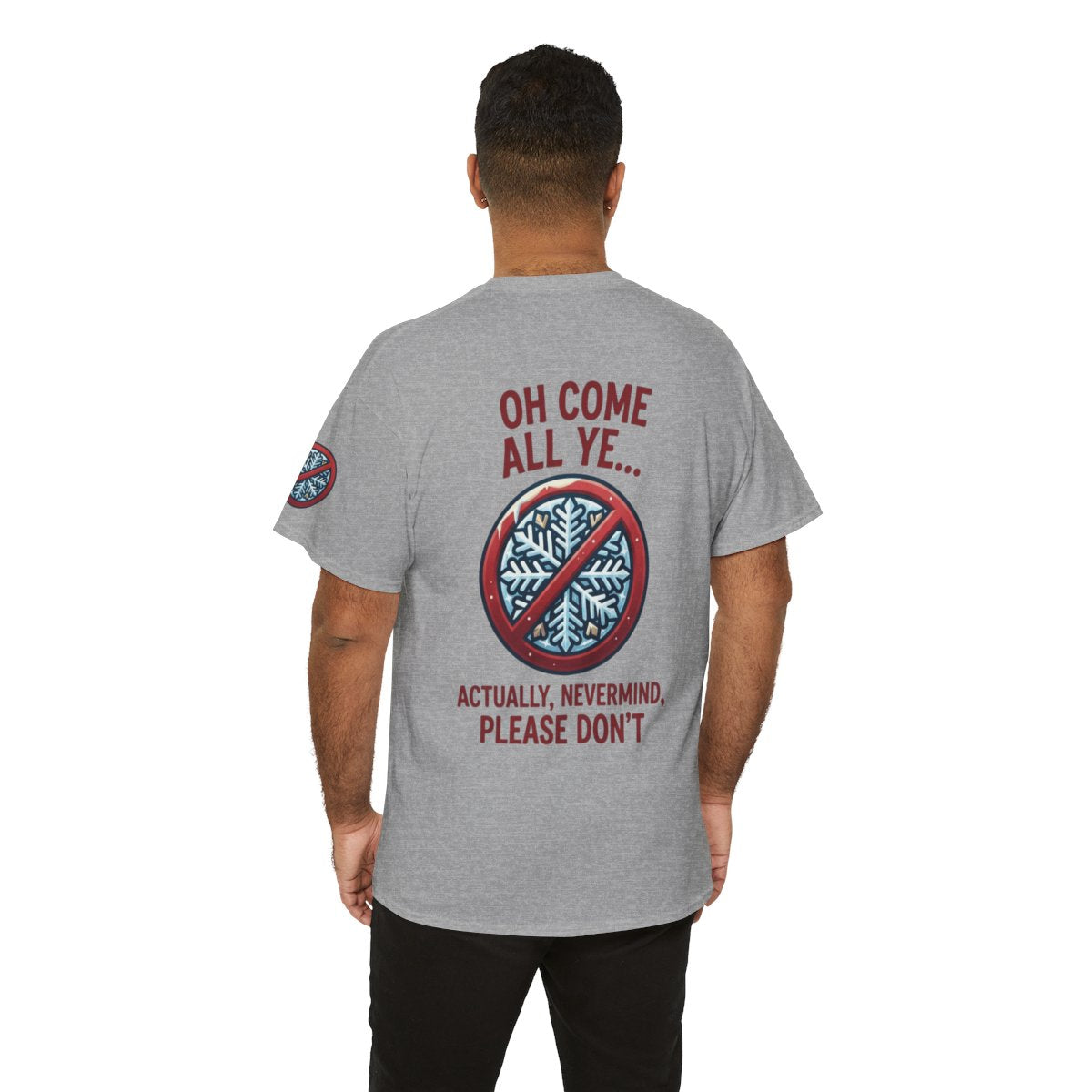 Color: Sport Grey | Oh Come All Ye Premium Graphic Tee