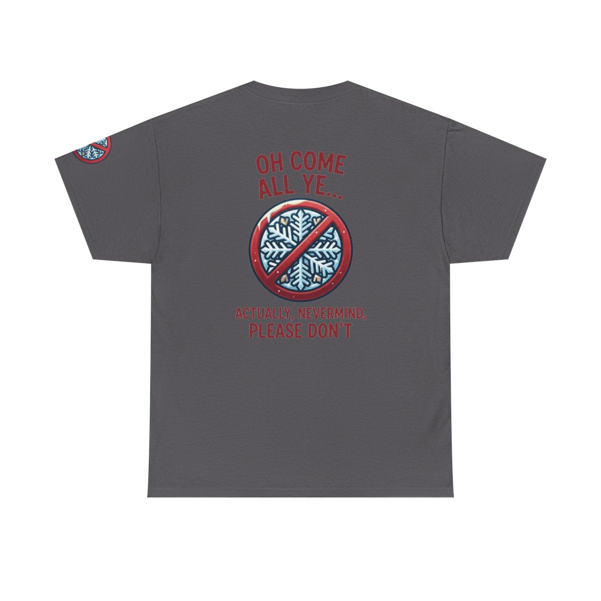 Color: Charcoal | Oh Come All Ye Premium Graphic Tee