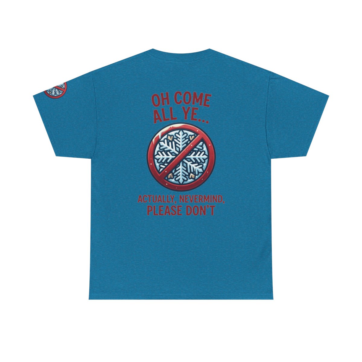 Color: Antique Sapphire | Oh Come All Ye Premium Graphic Tee