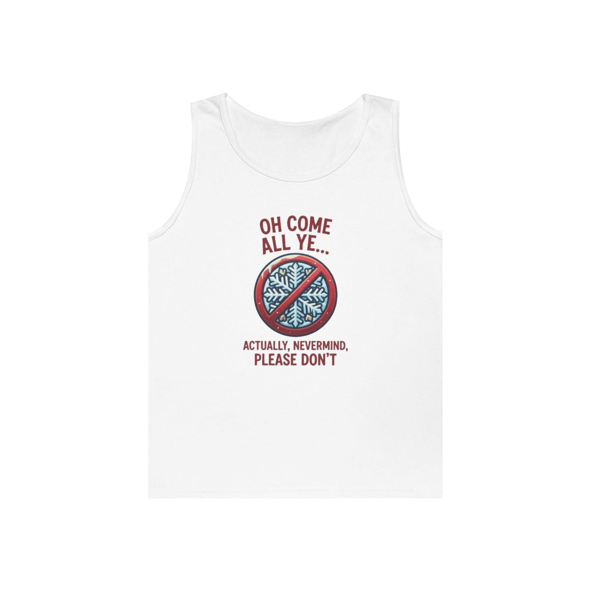 Color: White | Oh Come All Ye Tank Top