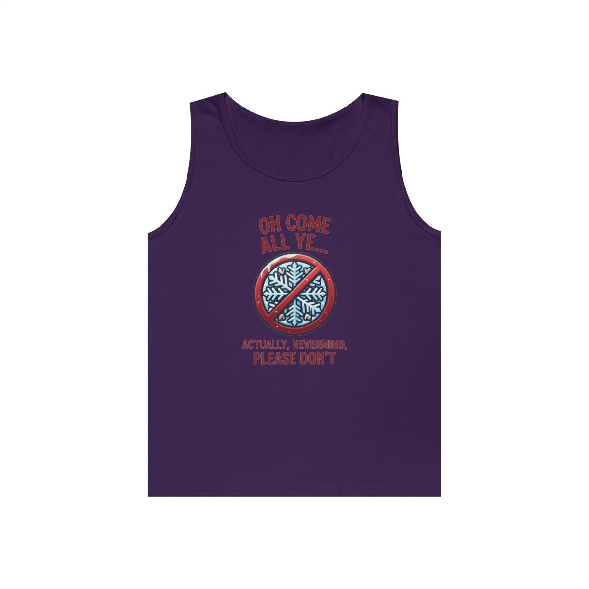 Color: Purple | Oh Come All Ye Tank Top