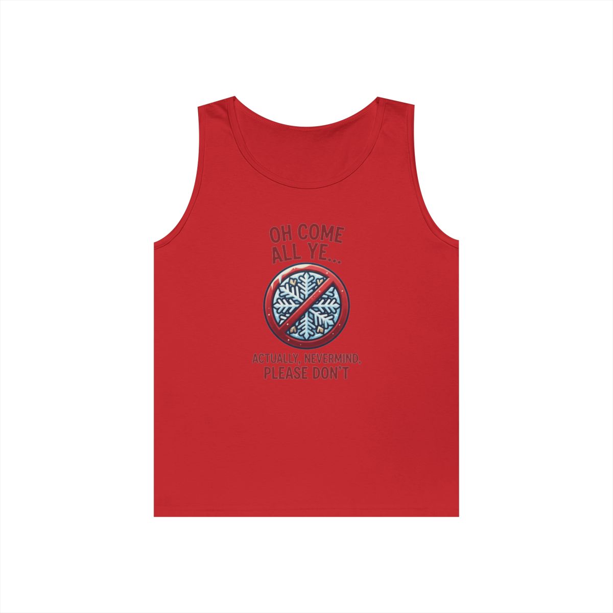 Color: Red | Oh Come All Ye Tank Top