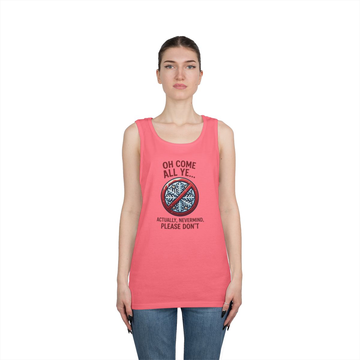 Color: Safety Pink | Oh Come All Ye Tank Top