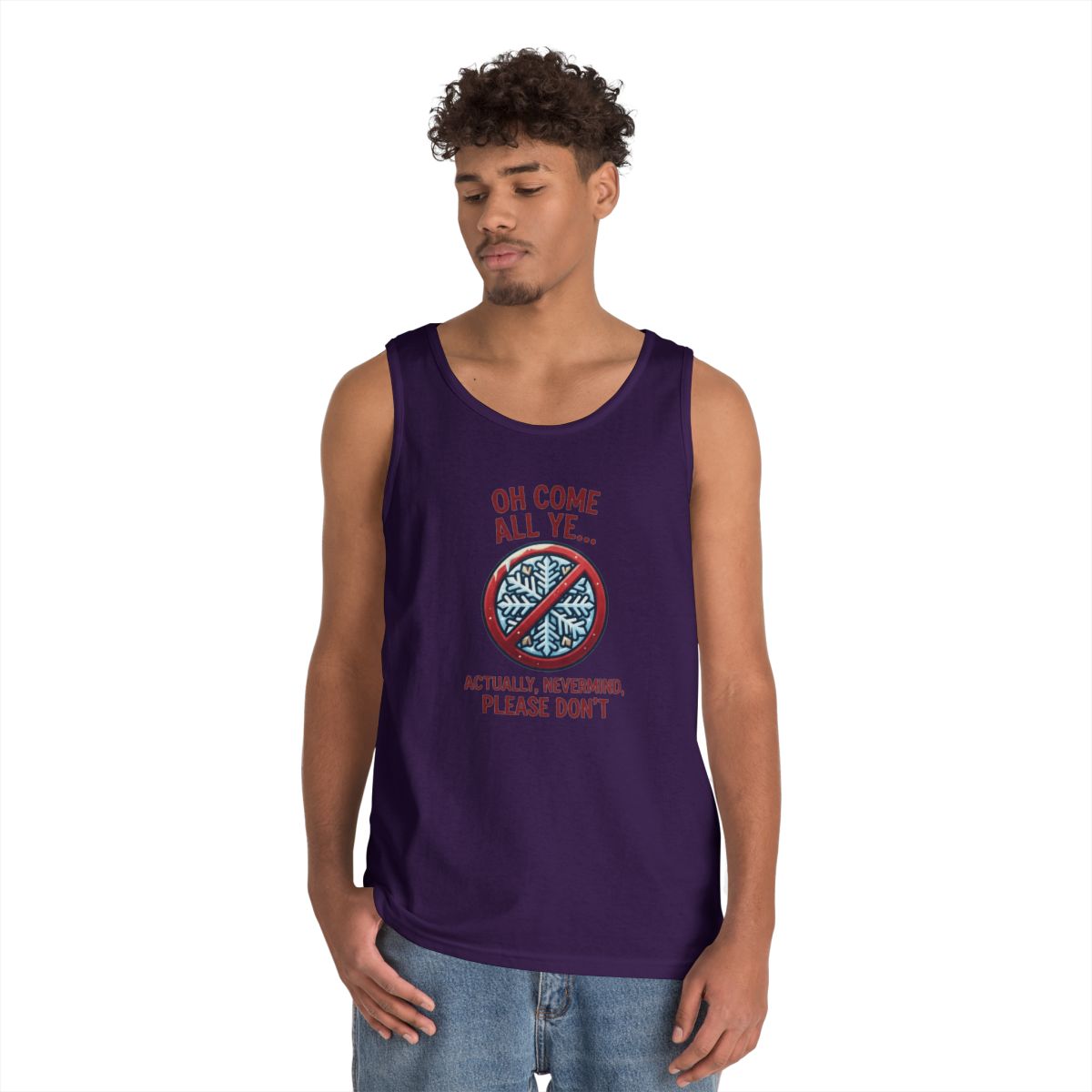 Color: Purple | Oh Come All Ye Tank Top