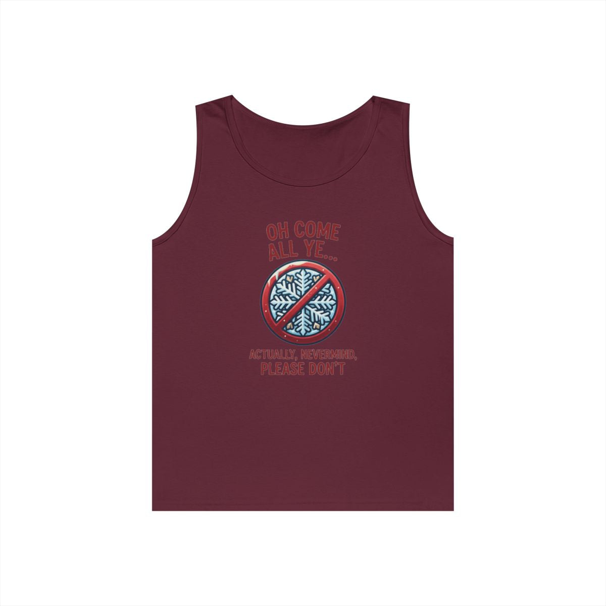 Color: Maroon | Oh Come All Ye Tank Top