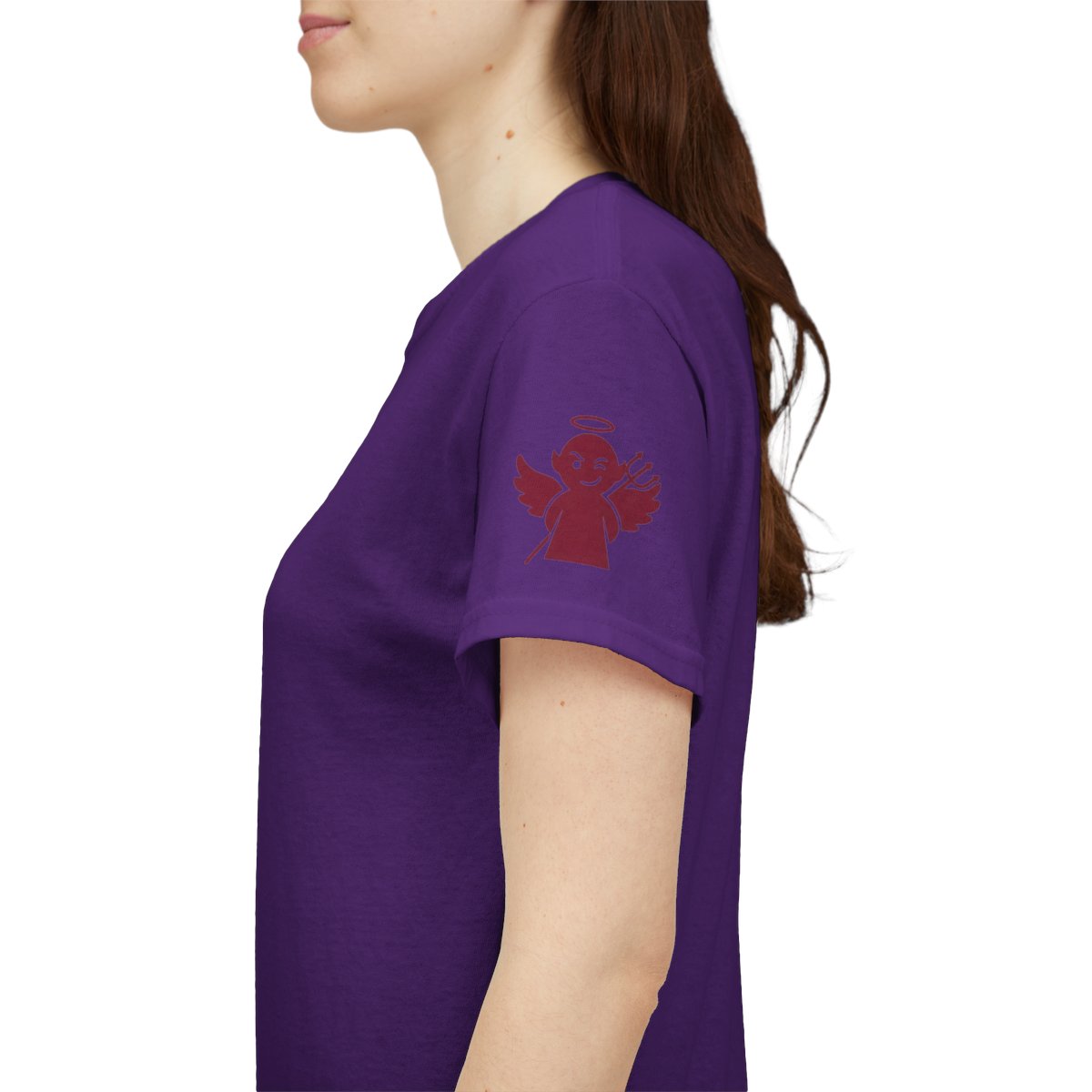 Color: Purple | On The Naughty List Premium Graphic Tee