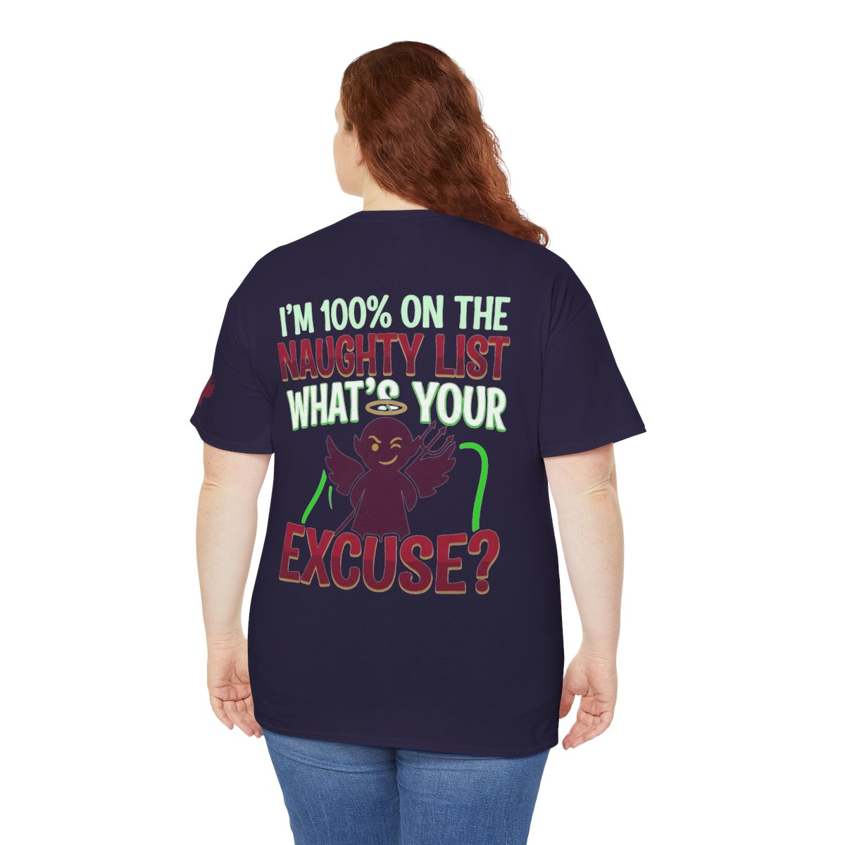 Color: Blackberry | On The Naughty List Premium Graphic Tee