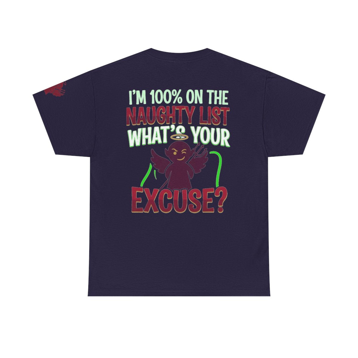 Color: Blackberry | On The Naughty List Premium Graphic Tee