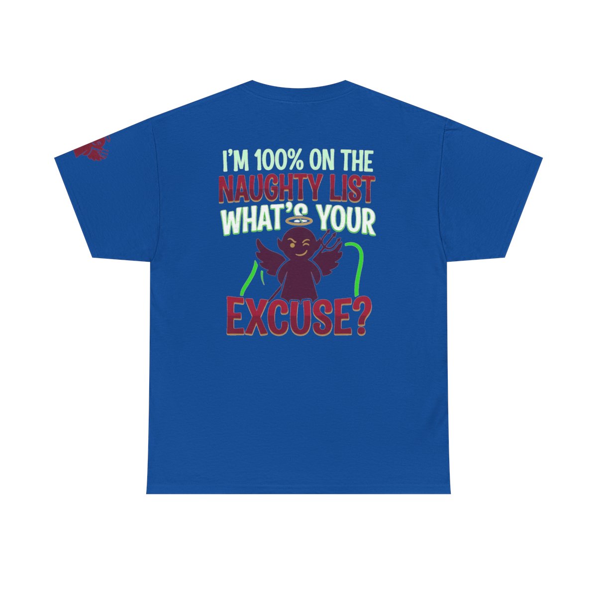 Color: Royal | On The Naughty List Premium Graphic Tee