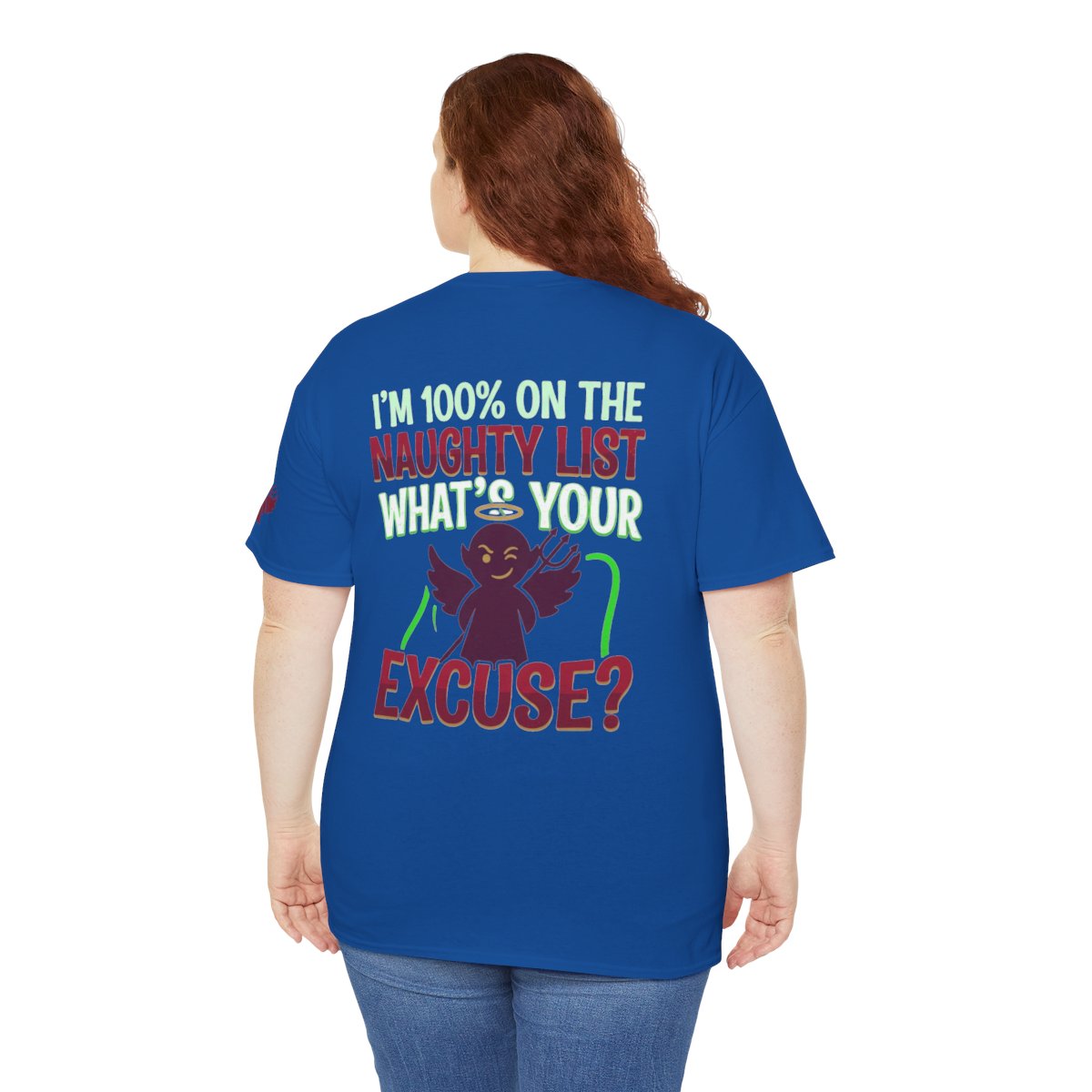 Color: Royal | On The Naughty List Premium Graphic Tee