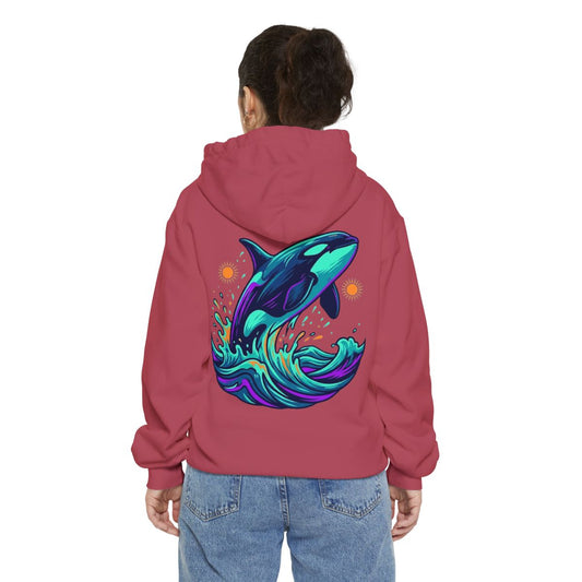 Color: Crimson | Orca Garment-Dyed Hoodie