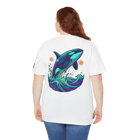 Color: White | Orca Premium Graphic Tee