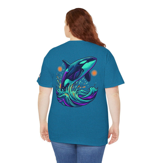Color: Antique Sapphire | Orca Premium Graphic Tee