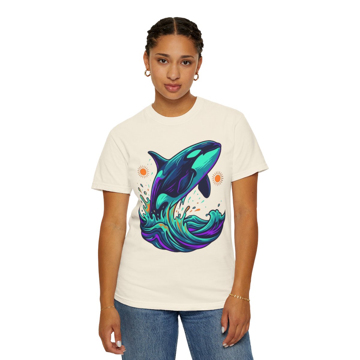 Color: Ivory | Orca Unisex Garment-Dyed Tee